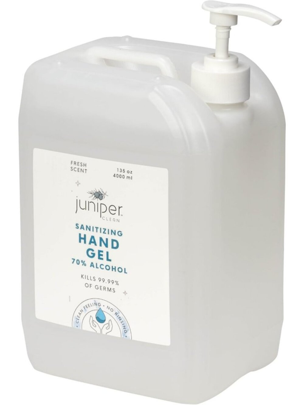 70% Alcohol Hand Sanitizer Gel - 1.06 Gallon with Pump for Effective Germ